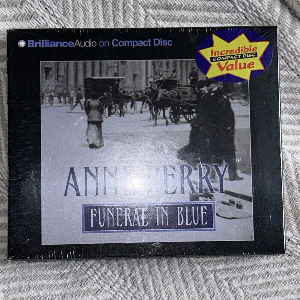 Anne Perry Funeral‎ In Blue Audiobook 5 CDs Brilliance Audio Sealed New C1